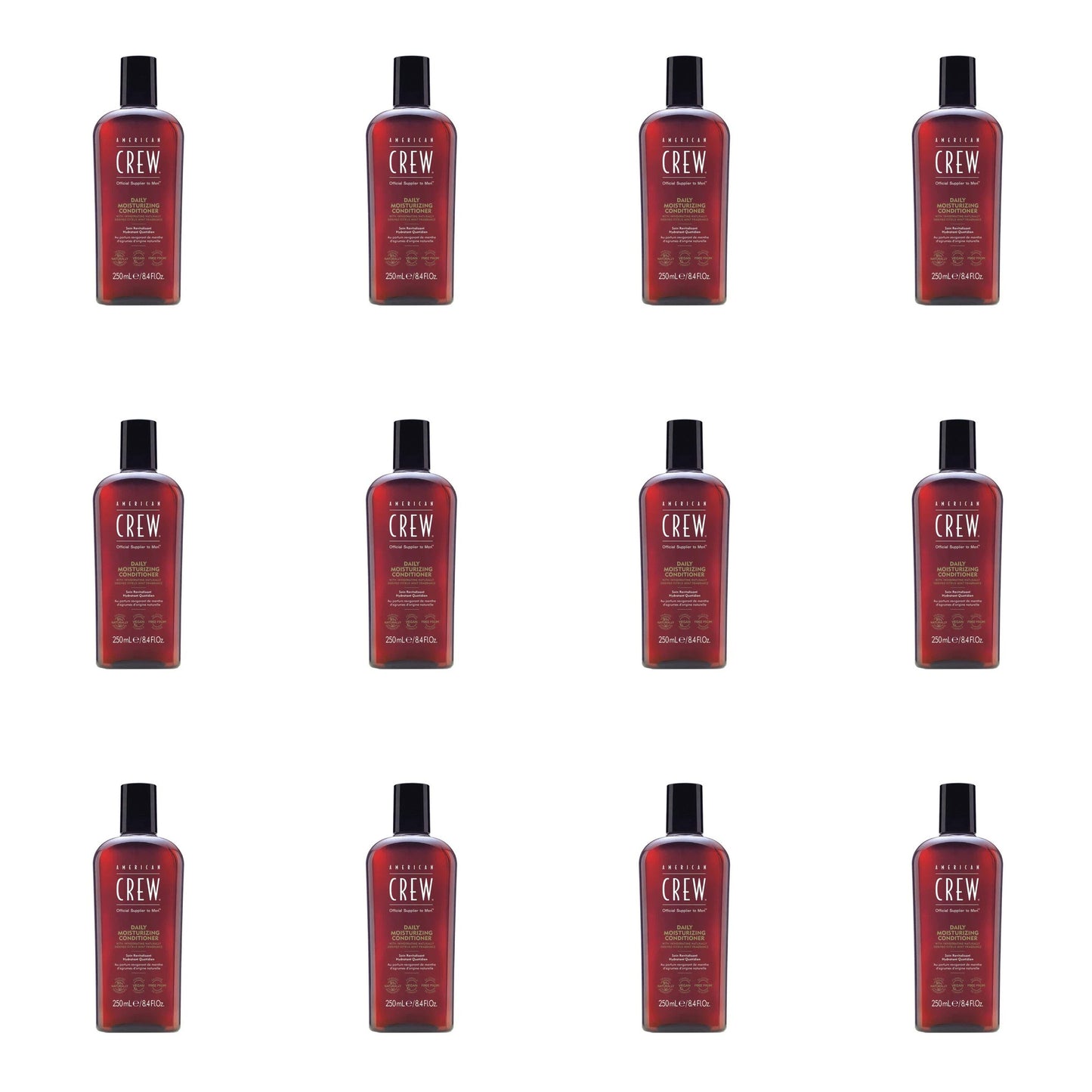 American Crew Daily Moisturising Conditioner 250ml 12 Pack
