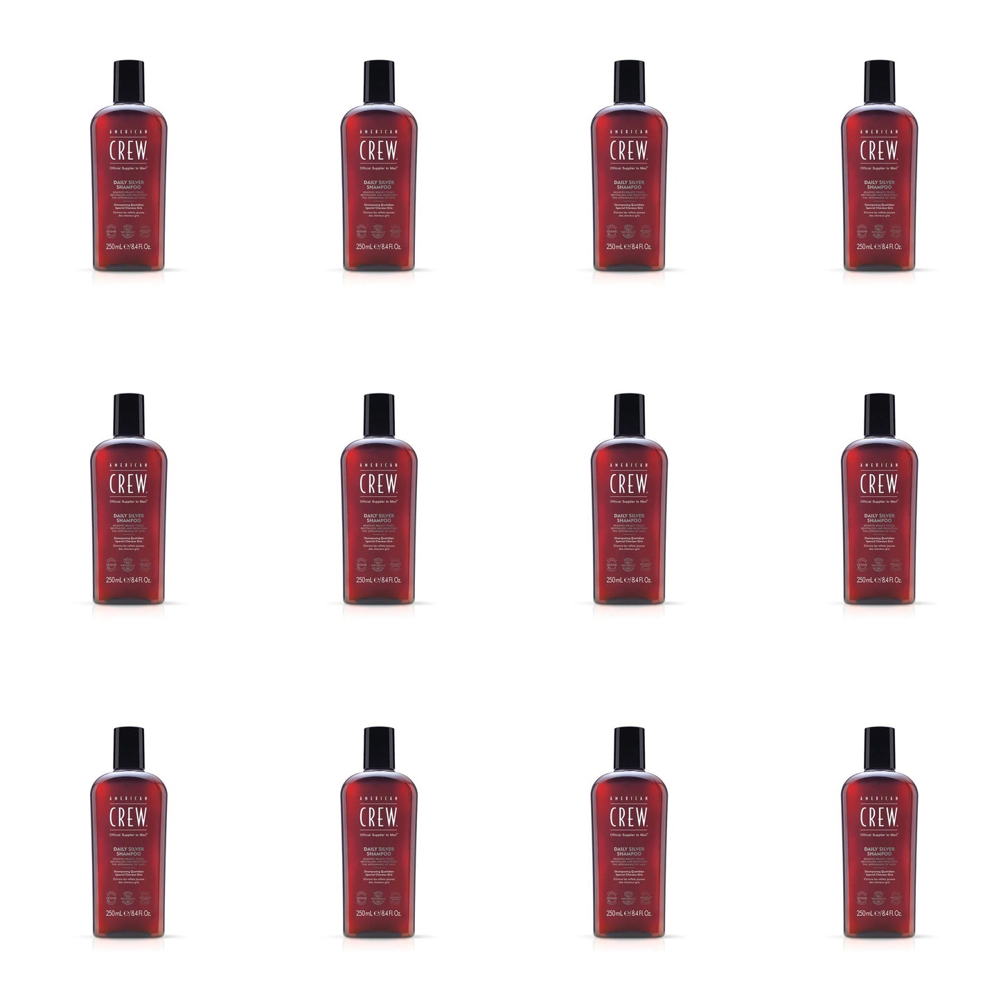 American Crew Daily Silver Shampoo 250ml 12 Pack