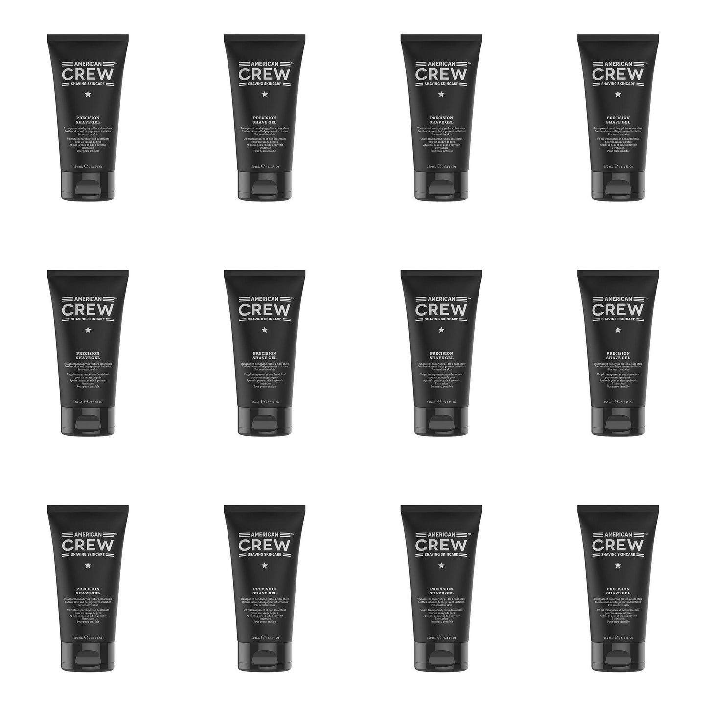 American Crew Shaving Skincare Precision Shave Gel 150ml 12 Pack