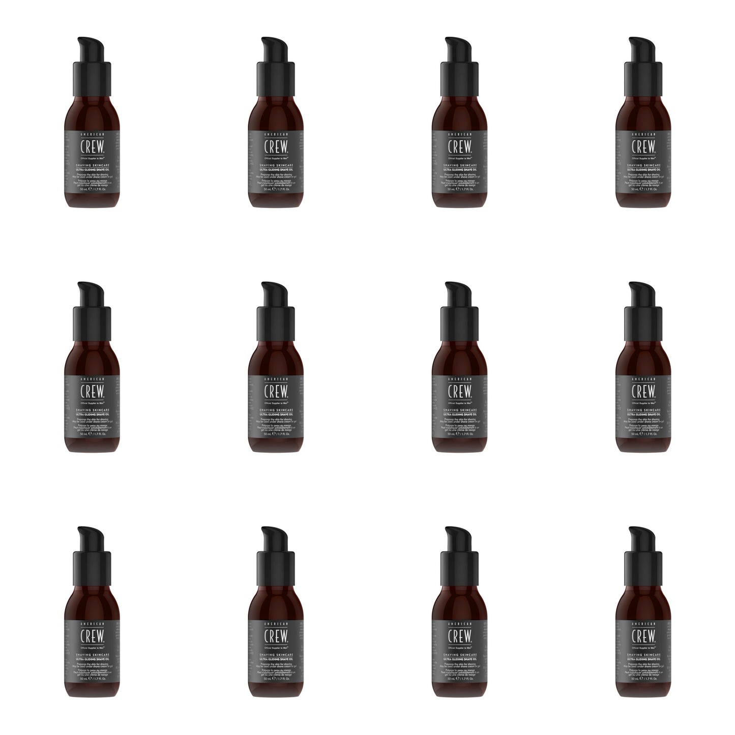 American Crew Ultra Gliding Shave Oil 50ml 12 Pack