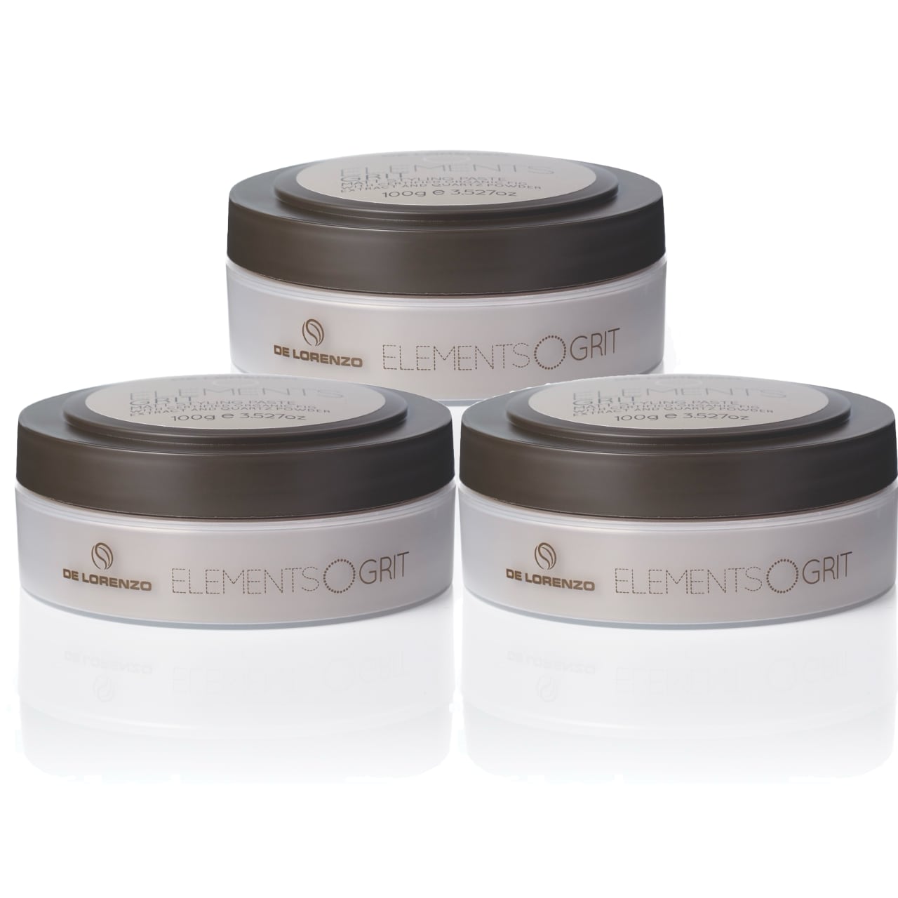De Lorenzo Elements Grit Matt Styling Paste 100g Trio