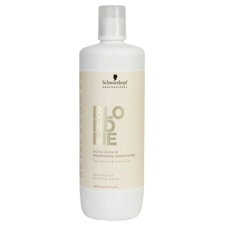 Schwarzkopf Professional Blondme Bond Repair Nourishing Shampoo & Conditioner 1000ml Duo
