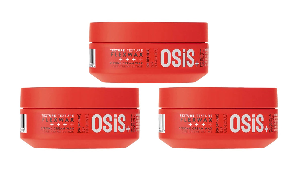 Schwarzkopf Professional Osis+ Flex Wax Strong Cream Wax 85ml Trio