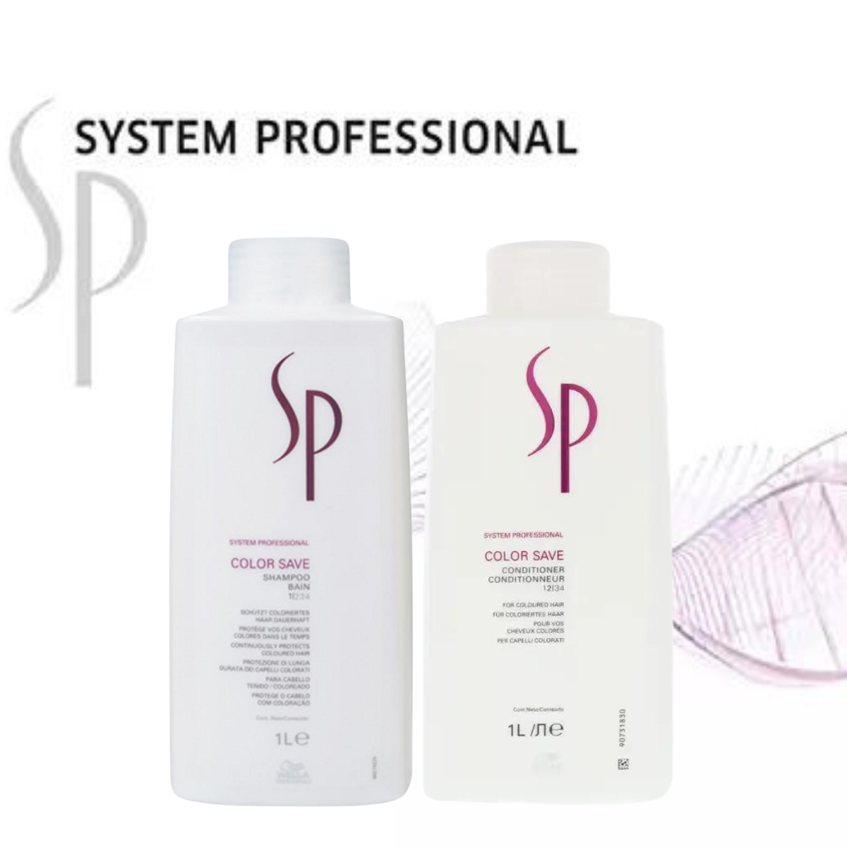 Wella SP Color Save Shampoo & Conditioner 1000ml Duo