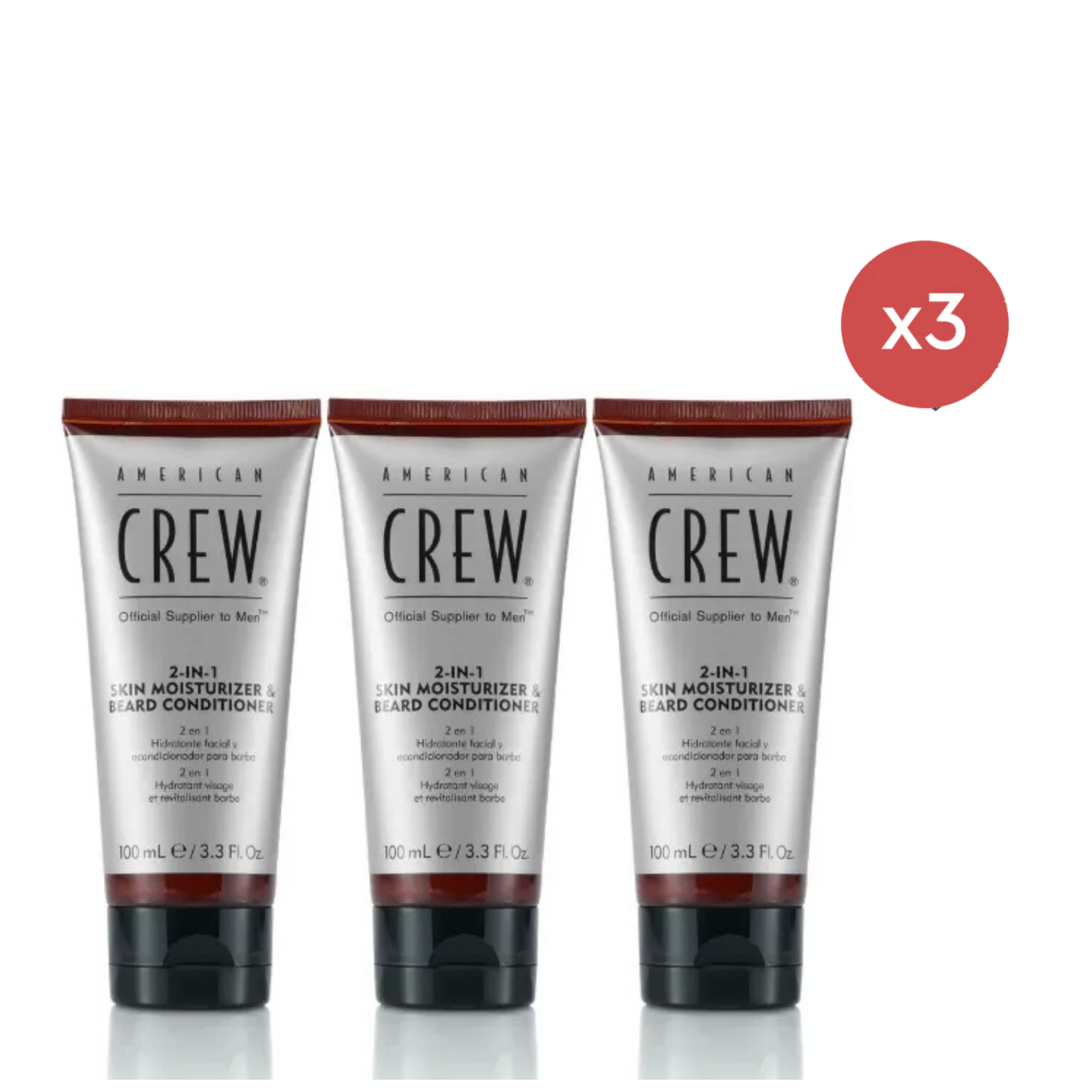 American Crew 2-In-1 Beard Conditioner 100ml Trio