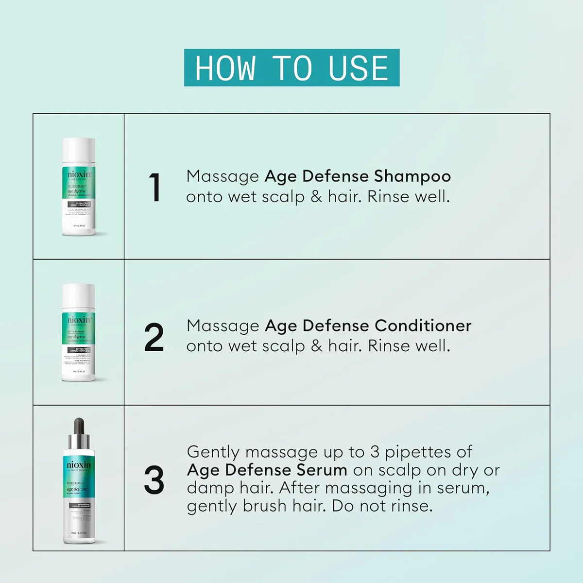 Nioxin Age Defense Conditioner 50ml
