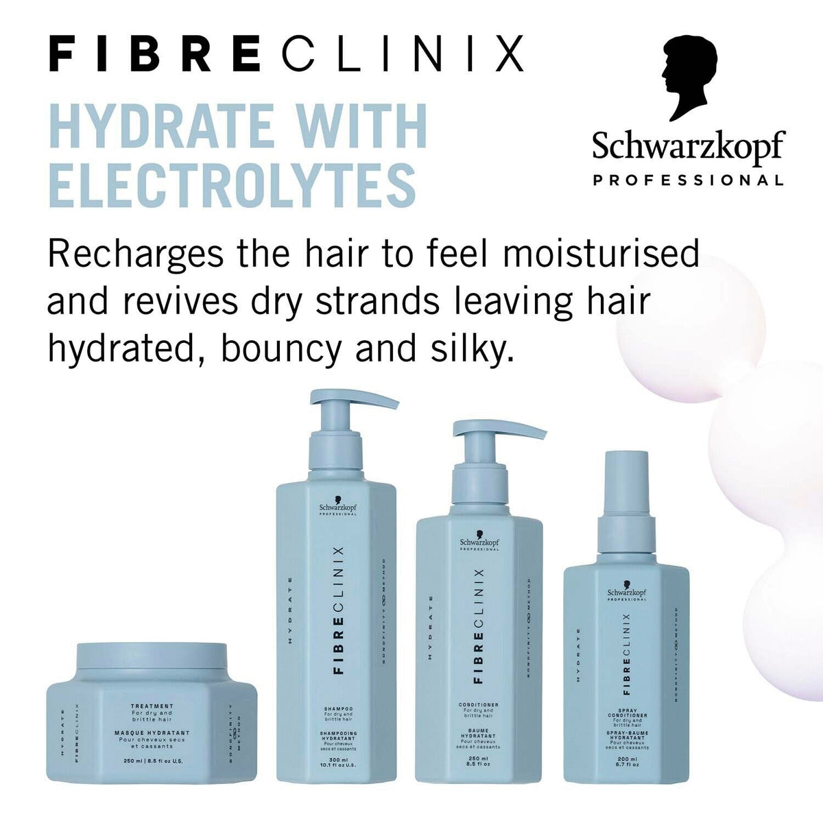 Schwarzkopf Professional Fibre Clinix Hydrate Treatment 250ml