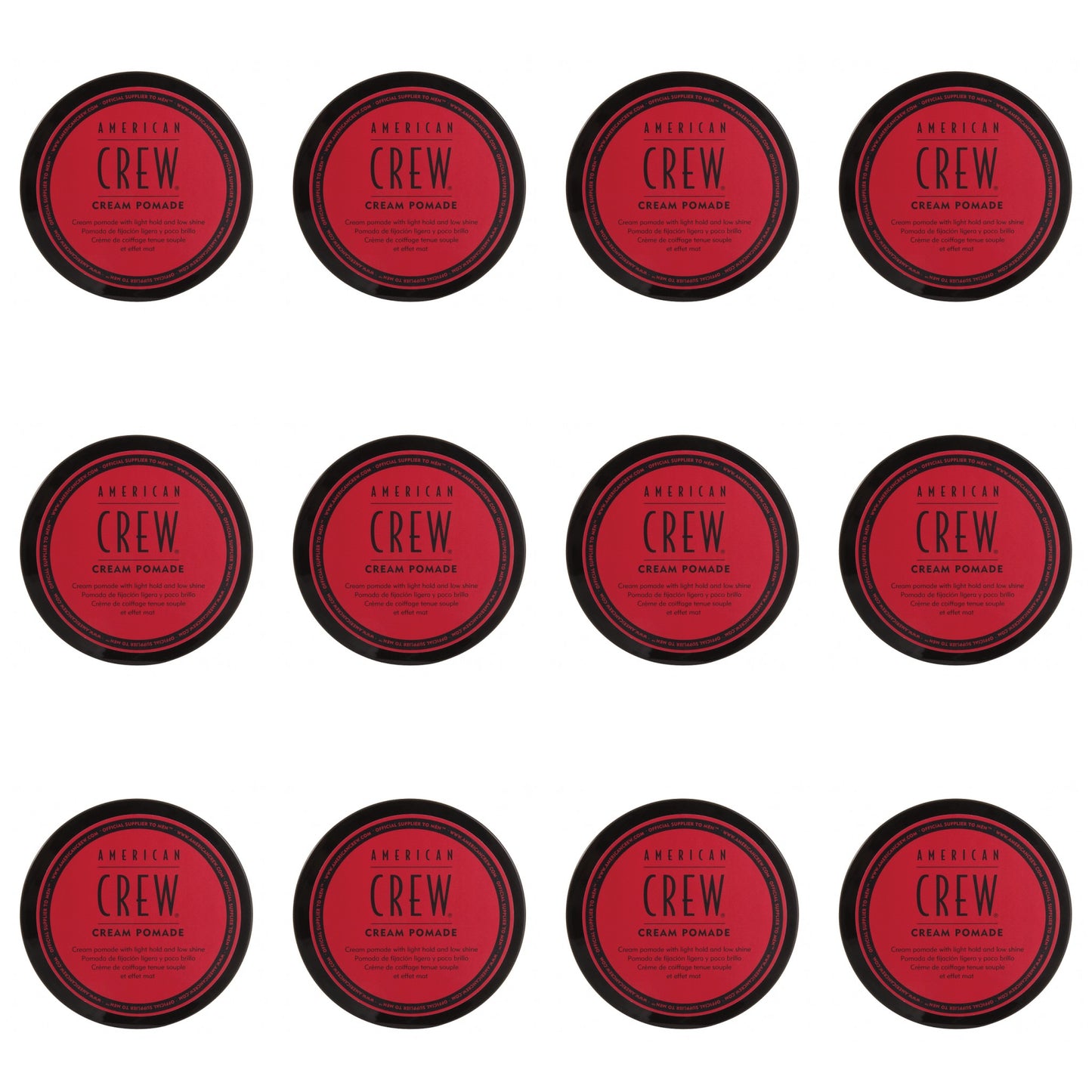 American Crew Cream Pomade 12 Pack