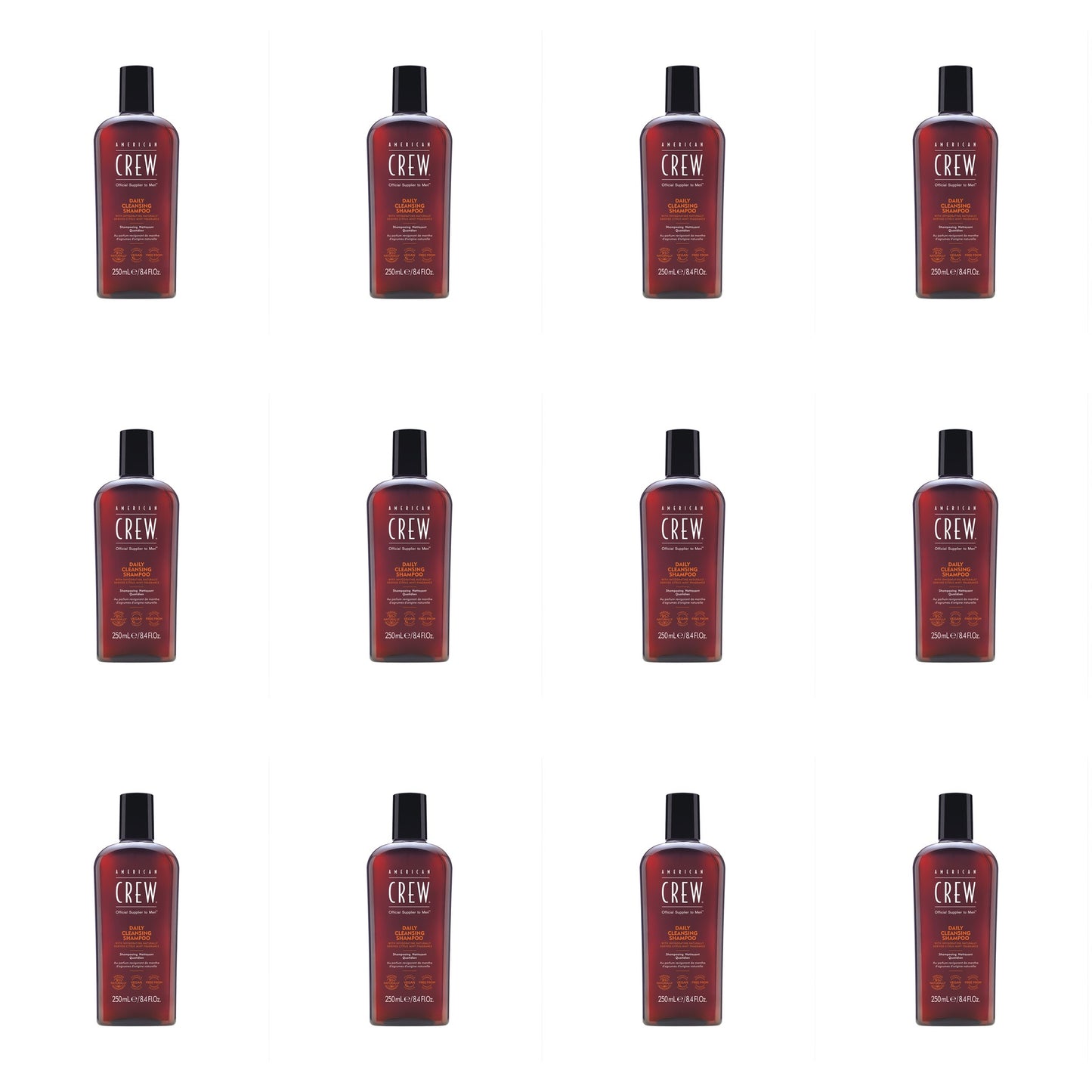 American Crew Daily Cleansing Shampoo 250ml 12 Pack