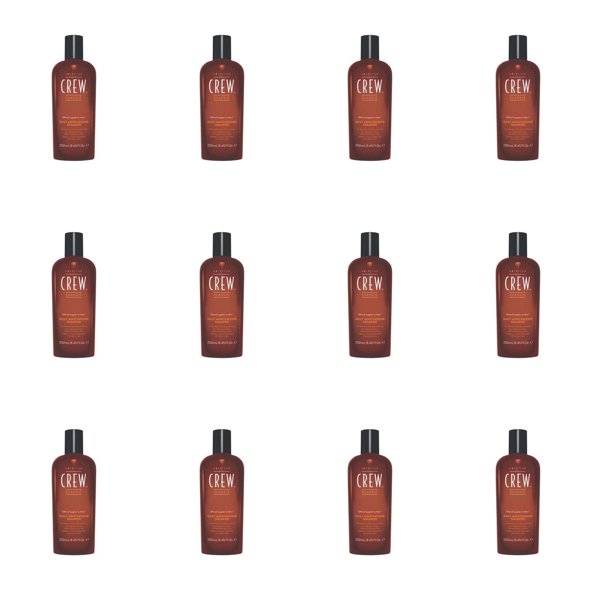American Crew Daily Moisturising Shampoo 250ml 12 Pack
