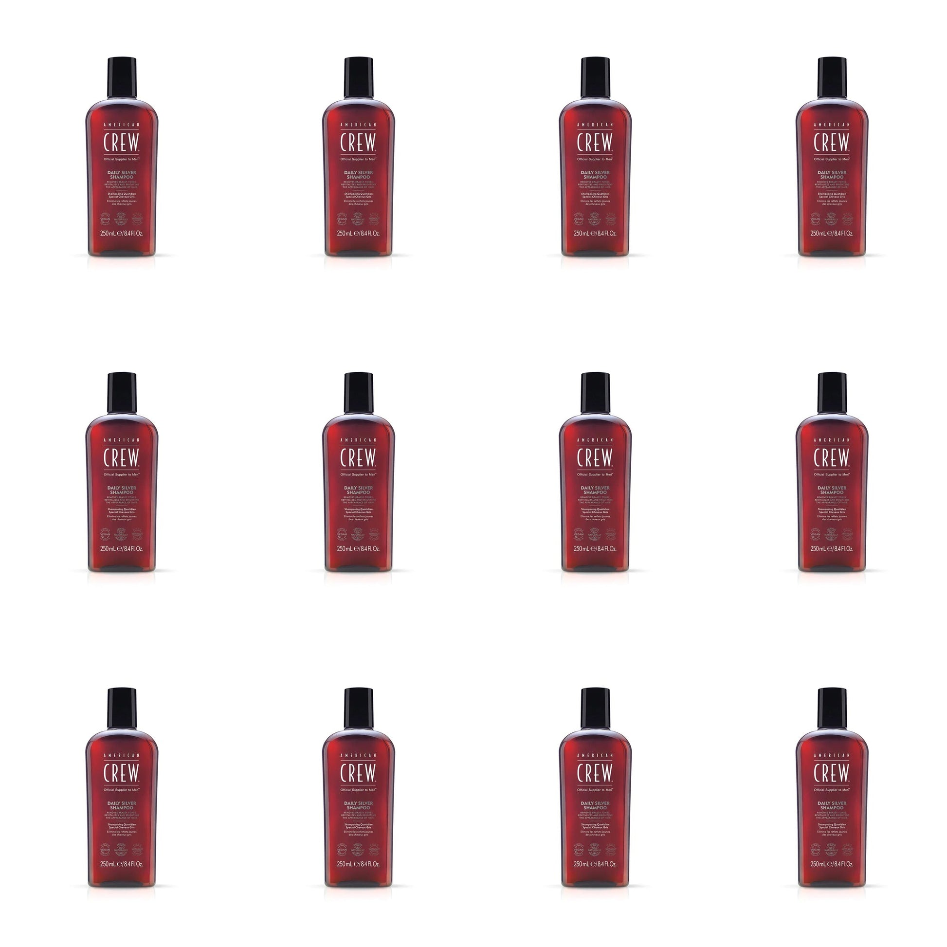American Crew Daily Silver Shampoo 250ml 12 Pack