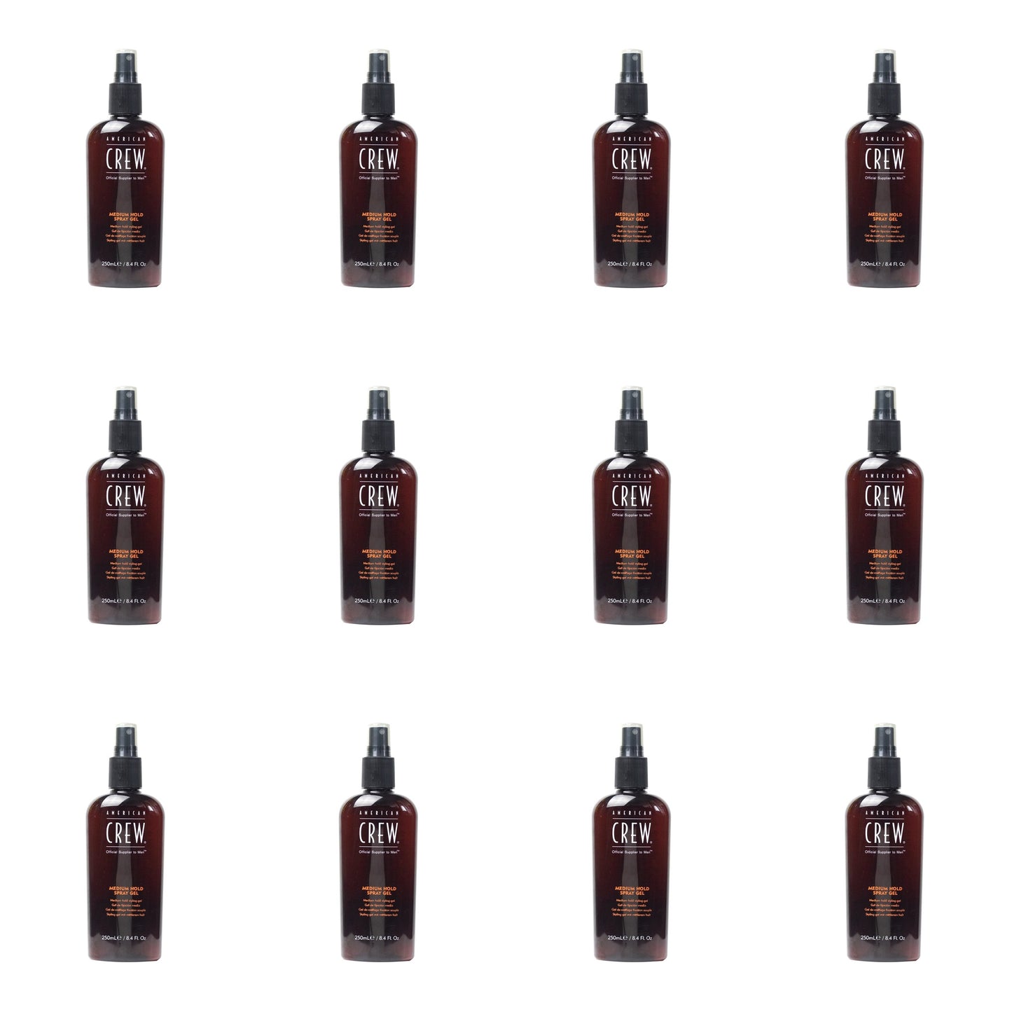 American Crew Medium Hold Gel Spray 250ml 12 Pack