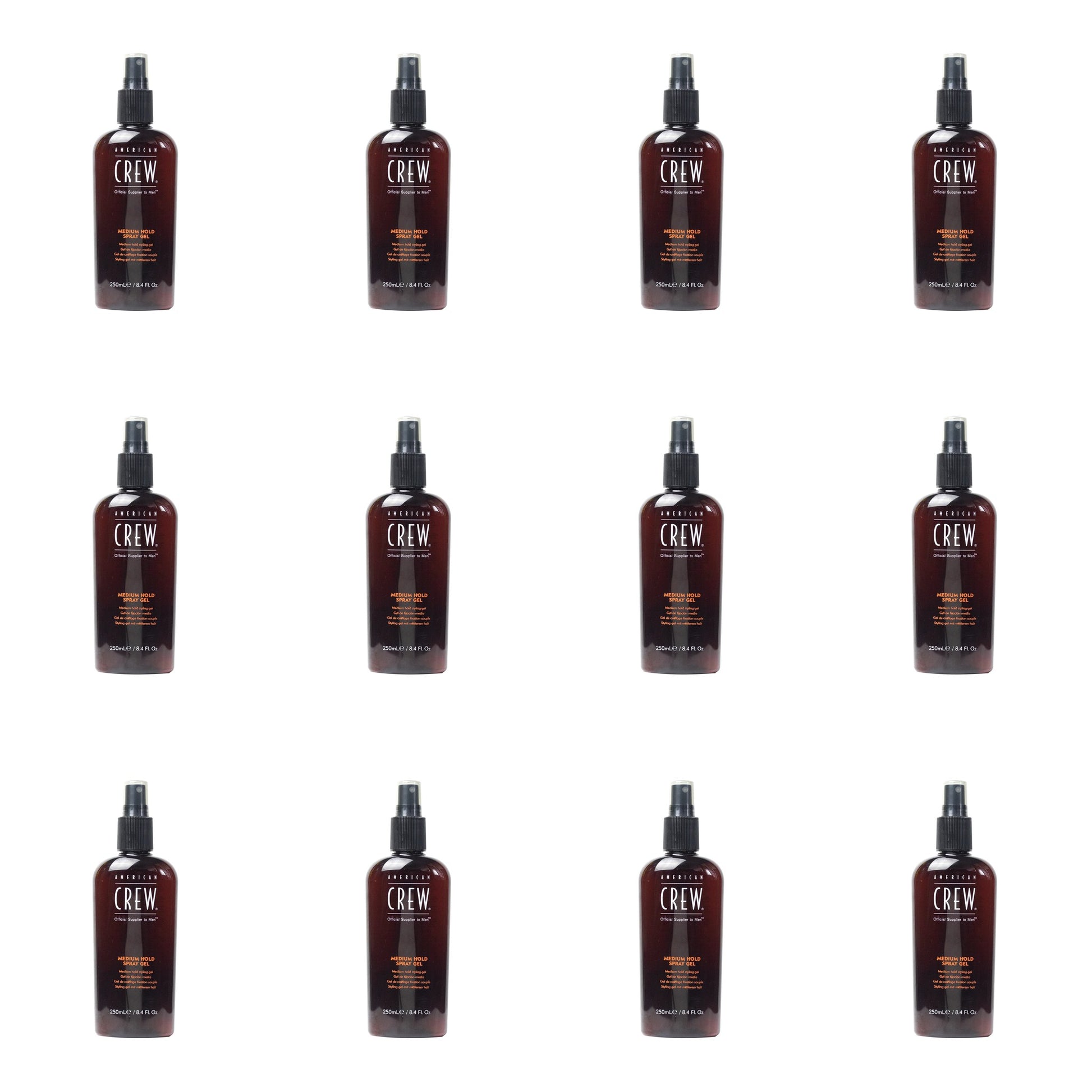 American Crew Medium Hold Gel Spray 250ml 12 Pack