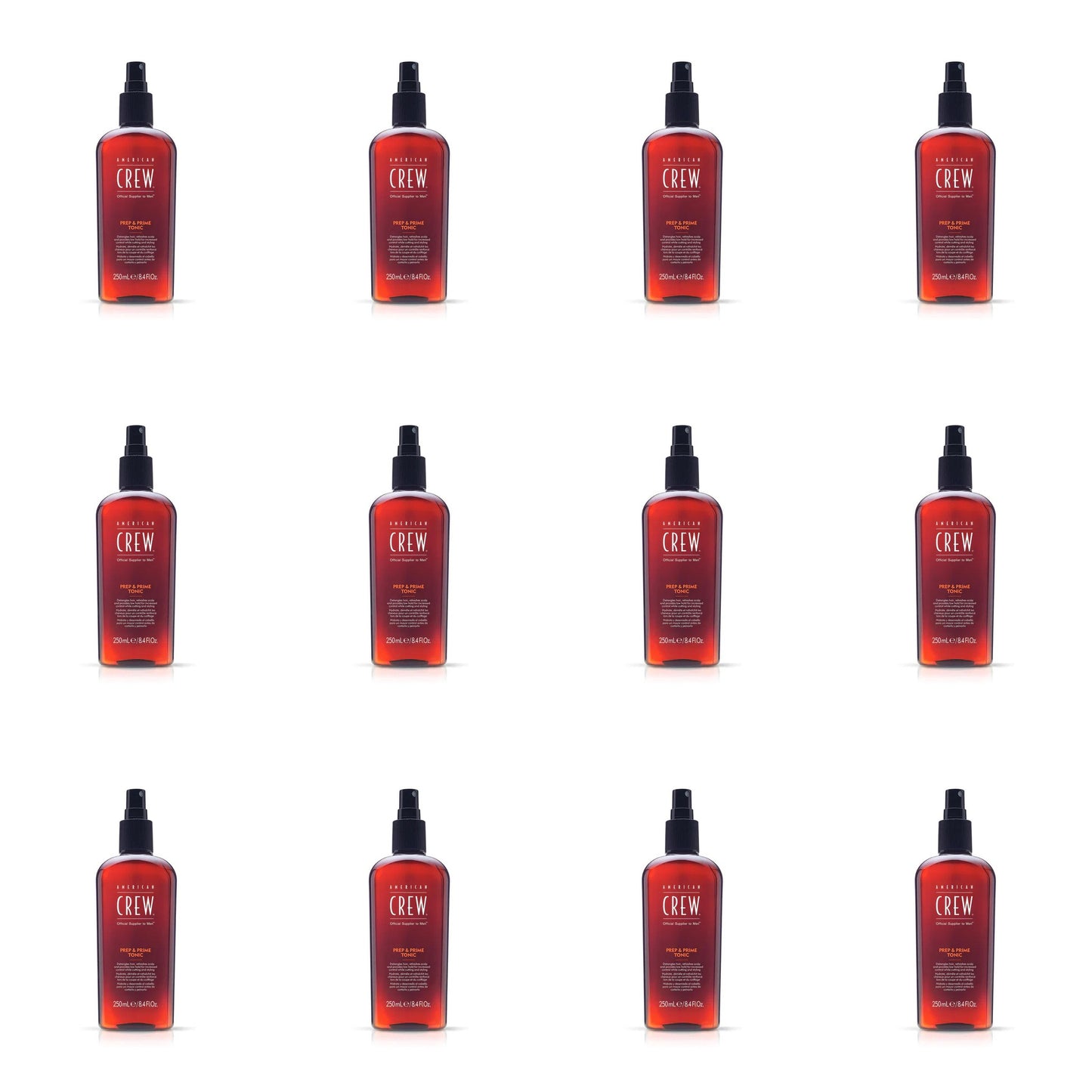 American Crew Prep & Prime Tonic 250ml 12 Pack