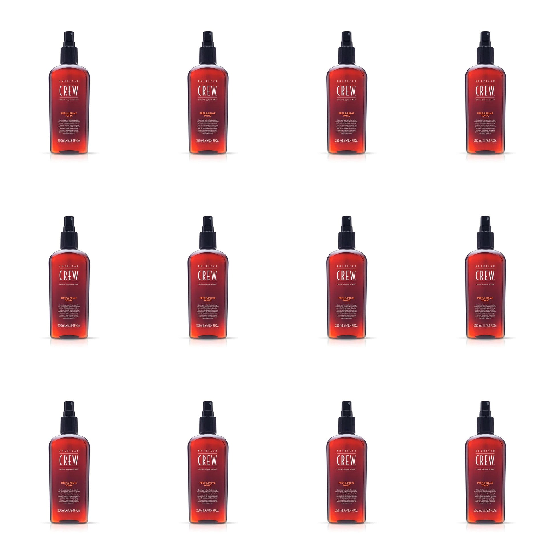 American Crew Prep & Prime Tonic 250ml 12 Pack