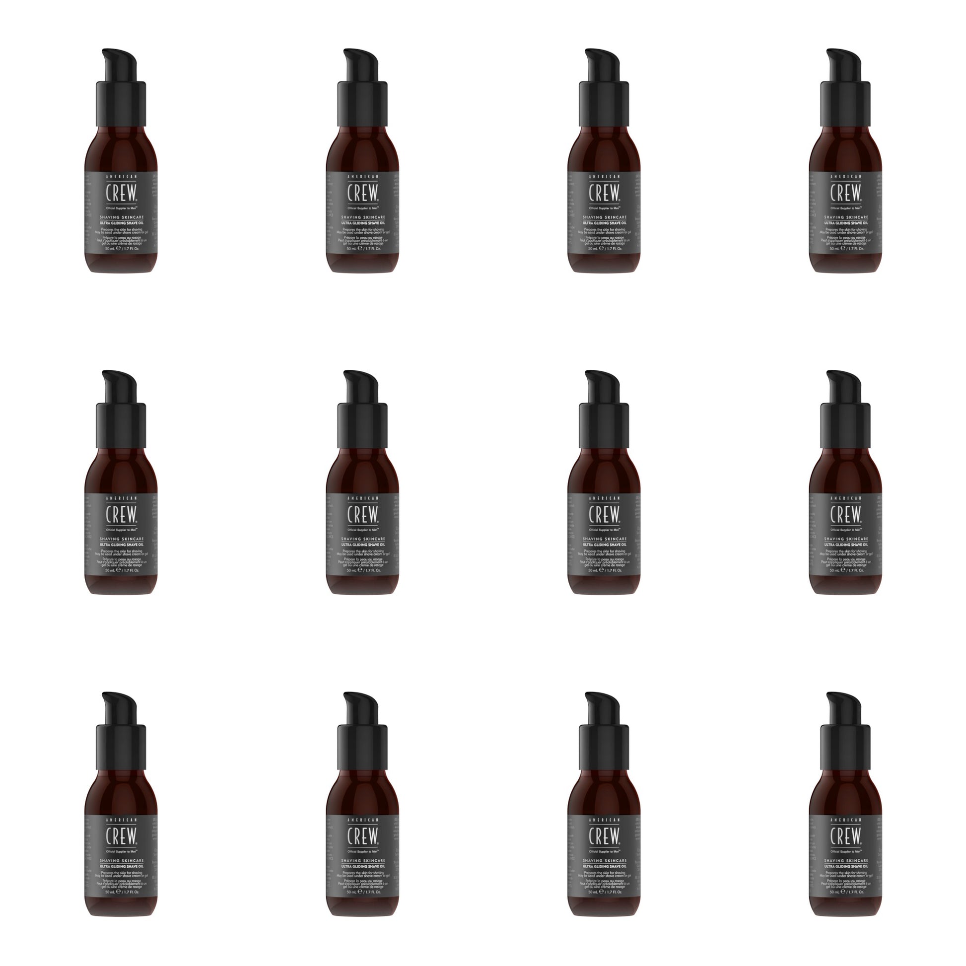 American Crew Ultra Gliding Shave Oil 50ml 12 Pack