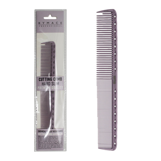 BYMACE Cutting Comb Hard Slim with Grip Long - Lilac