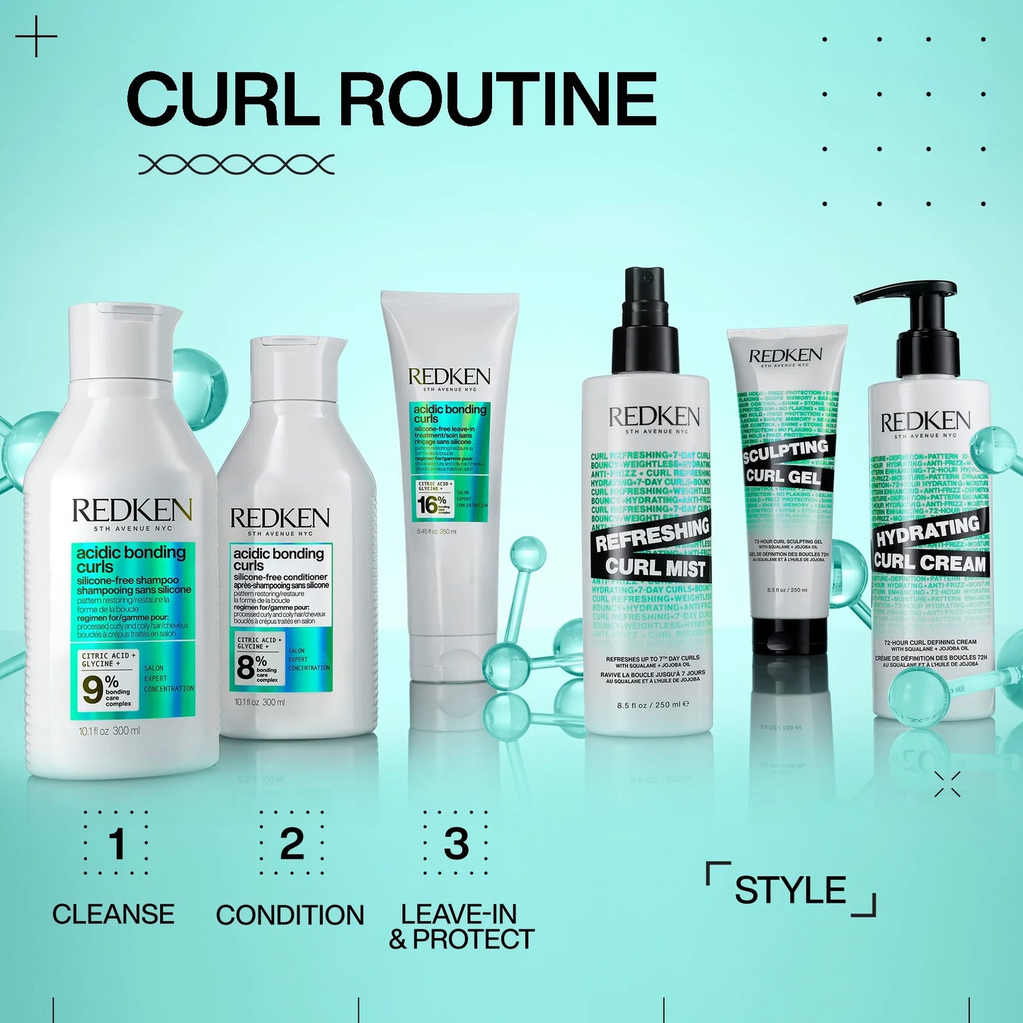 Redken Acidic Bonding Curls Silicone-Free Leave In Treatment 250mL