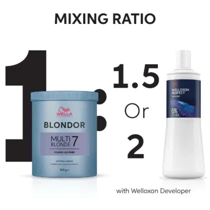 Wella Professionals Blondor Multi Blonde 7 Powder Lightener 800g