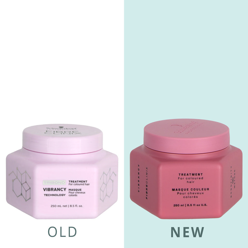 Schwarzkopf Professional Fibre Clinix Vibrancy Shampoo 300ml, Conditioner 250ml & Treatment 200ml Trio
