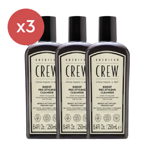 American Crew Boost Shampoo 250ml Trio
