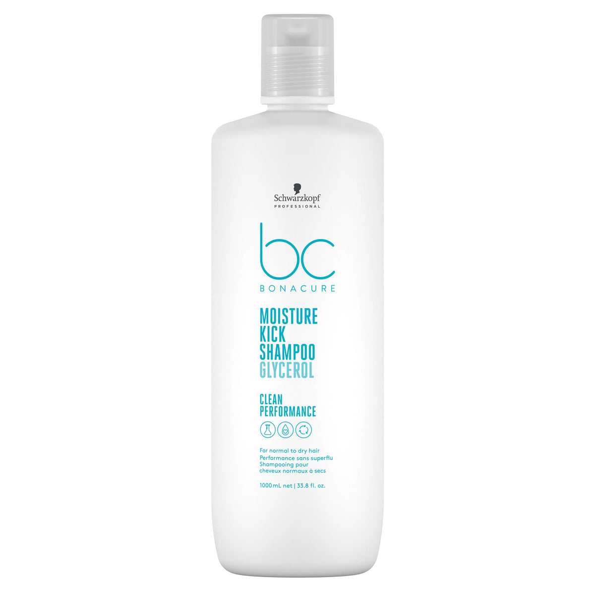 Schwarzkopf Professional Bonacure Clean Performance Hyaluronic Moisture Kick Shampoo 1000ml