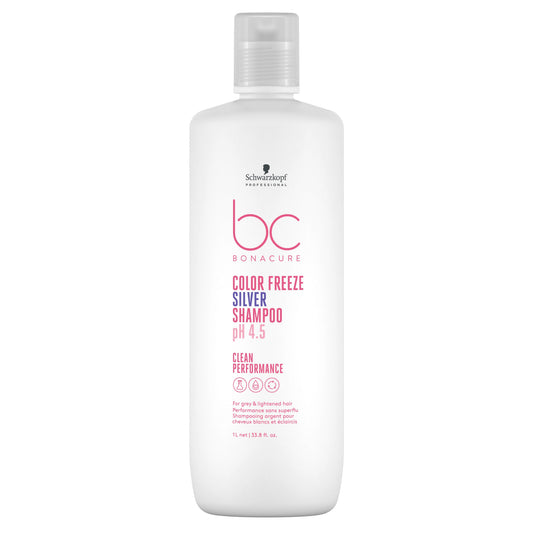 Schwarzkopf Professional Bonacure Clean Performance Ph 4.5 Color Freeze Silver Shampoo 1000ml