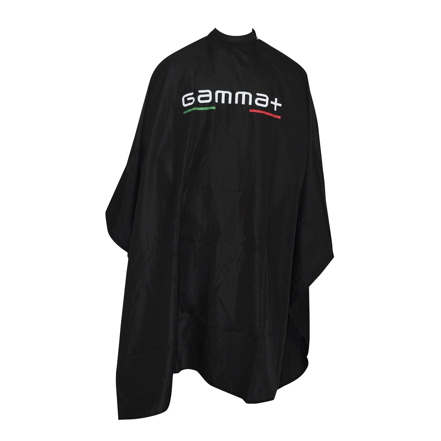Gamma+ Barber Cape with Silicone Collar (Black)