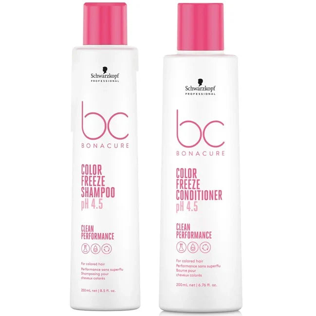 Schwarzkopf Professional Bonacure Color Freeze Ph 4.5 Shampoo 250ml and Conditioner 200ml Duo