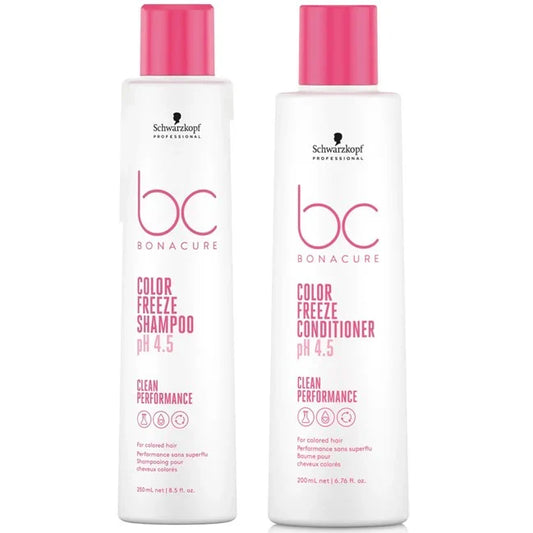 Schwarzkopf Professional Bonacure Color Freeze Ph 4.5 Shampoo 250ml and Conditioner 200ml Duo