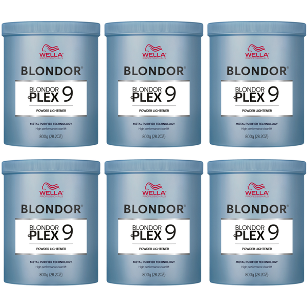 Wella NEW BlondorPlex 9 Powder Lightener 800g X 6