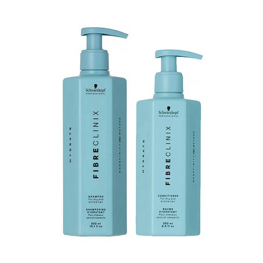 Schwarzkopf Professional Fibre Clinix Hydrate Shampoo 300ml & Conditioner 250ml Duo