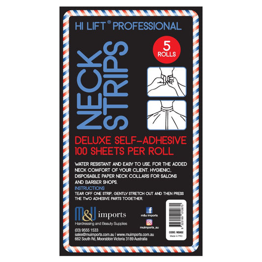 Hi Lift Deluxe Self-Adhesive Neck Strips Black