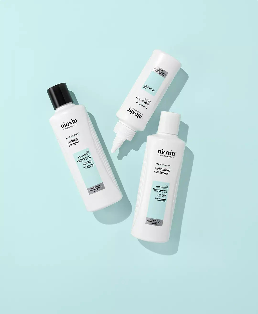 Nioxin PRO CLINICAL Scalp Recovery Shampoo, Conditioner 200ml & Serum 100ml System Kit