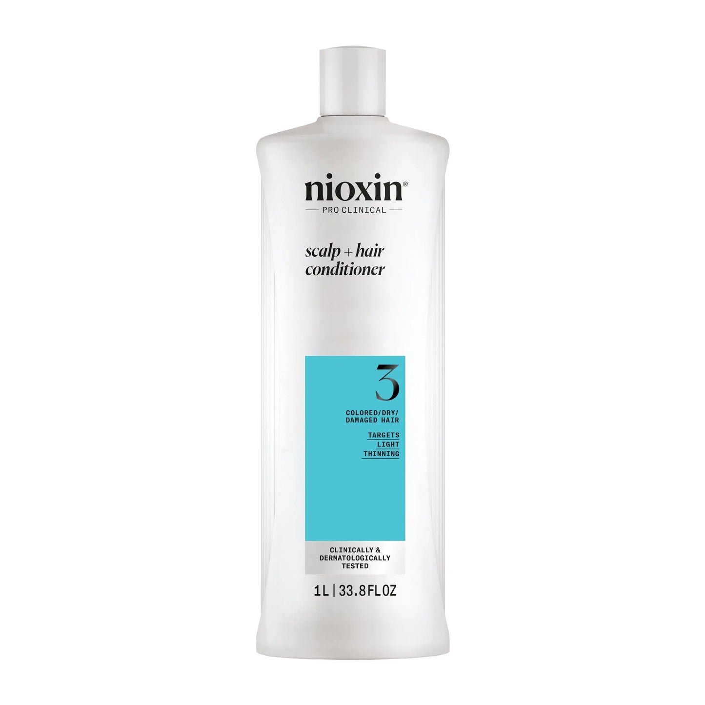 Nioxin PRO CLINICAL Scalp + Hair Thickening System 3 Shampoo & Conditioner 1000ml Duo