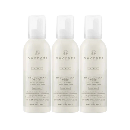 Paul Mitchell Awapuhi Wild Ginger HydroCream Whip Mousse 200ml Trio