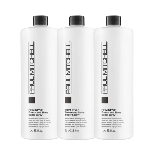 Paul Mitchell Freeze and Shine Super Spray 1000ml Trio