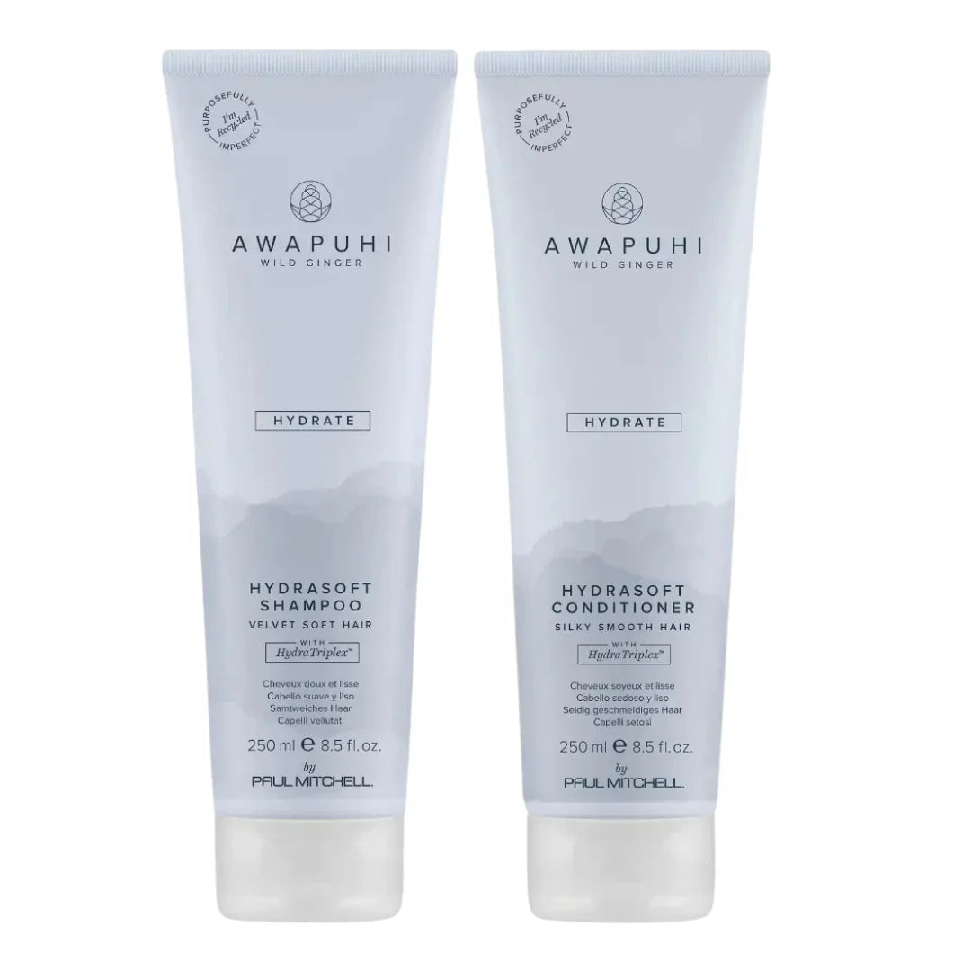 Paul Mitchell Awapuhi Wild Ginger HydraSoft Shampoo & Conditioner 250ml Duo