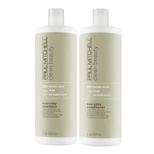 Clean Beauty By Paul Mitchell Everyday Shampoo & Conditioner 1000ml Duo