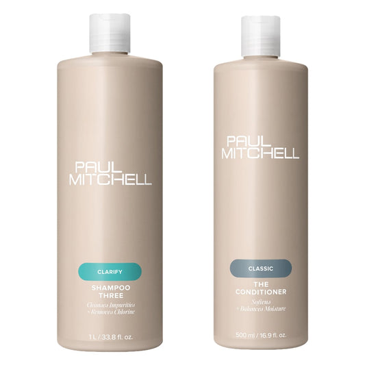 Paul Mitchell Shampoo Three & The Conditioner 1000ml NEW Duo