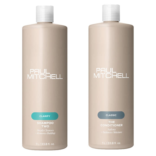 Paul Mitchell Shampoo Two & The Conditioner 1000ml NEW Duo