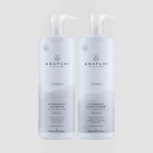 Paul Mitchell Awapuhi Wild Ginger HydraSoft Shampoo & Conditioner Duo 1000ml