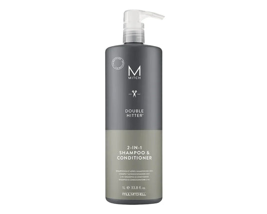 Paul Mitchell Mitch Double Hitter Shampoo & Conditioner 2-in-1 1000ml