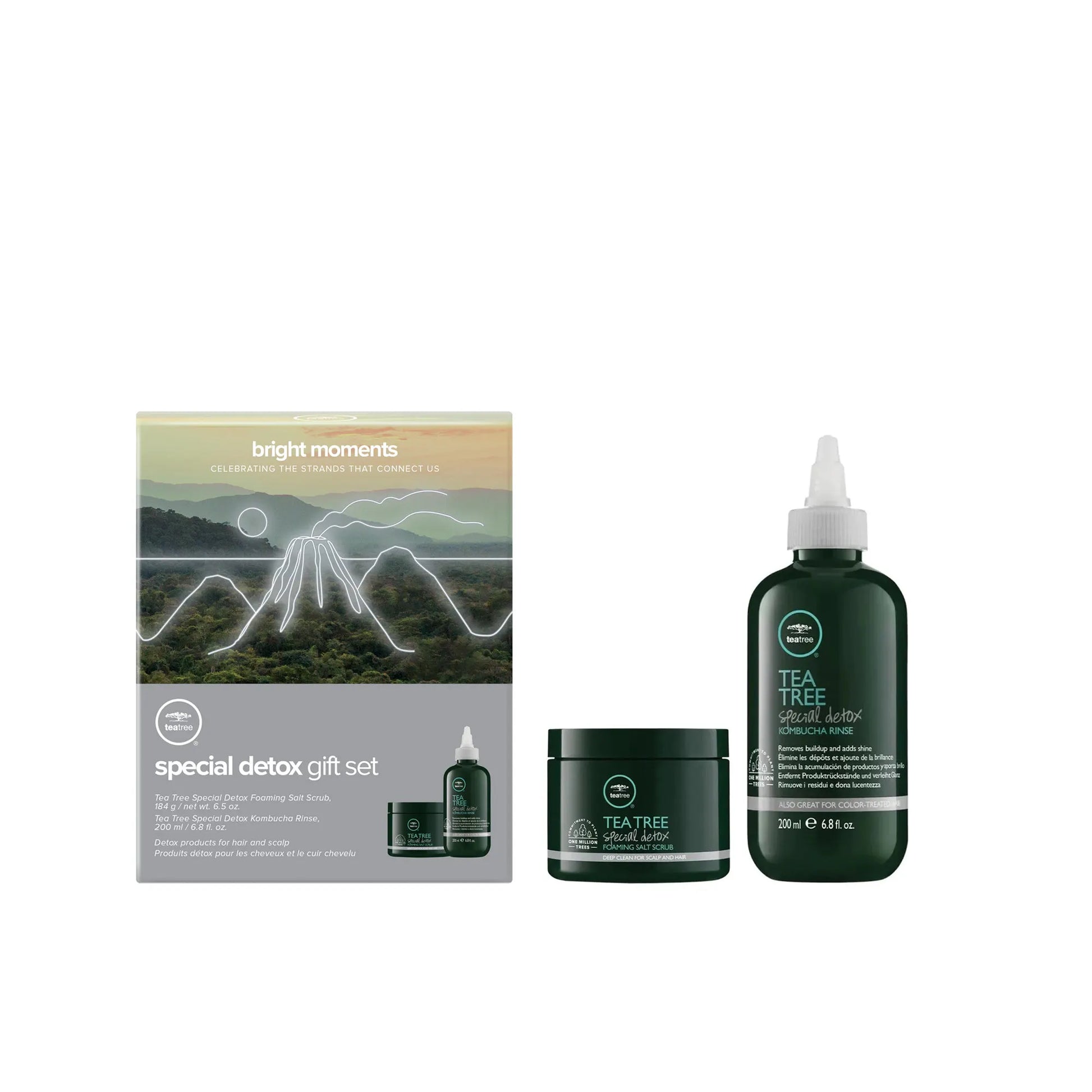 Paul Mitchell Tea Tree Special Detox Salt Scrub & Kombucha Rinse Gift Set