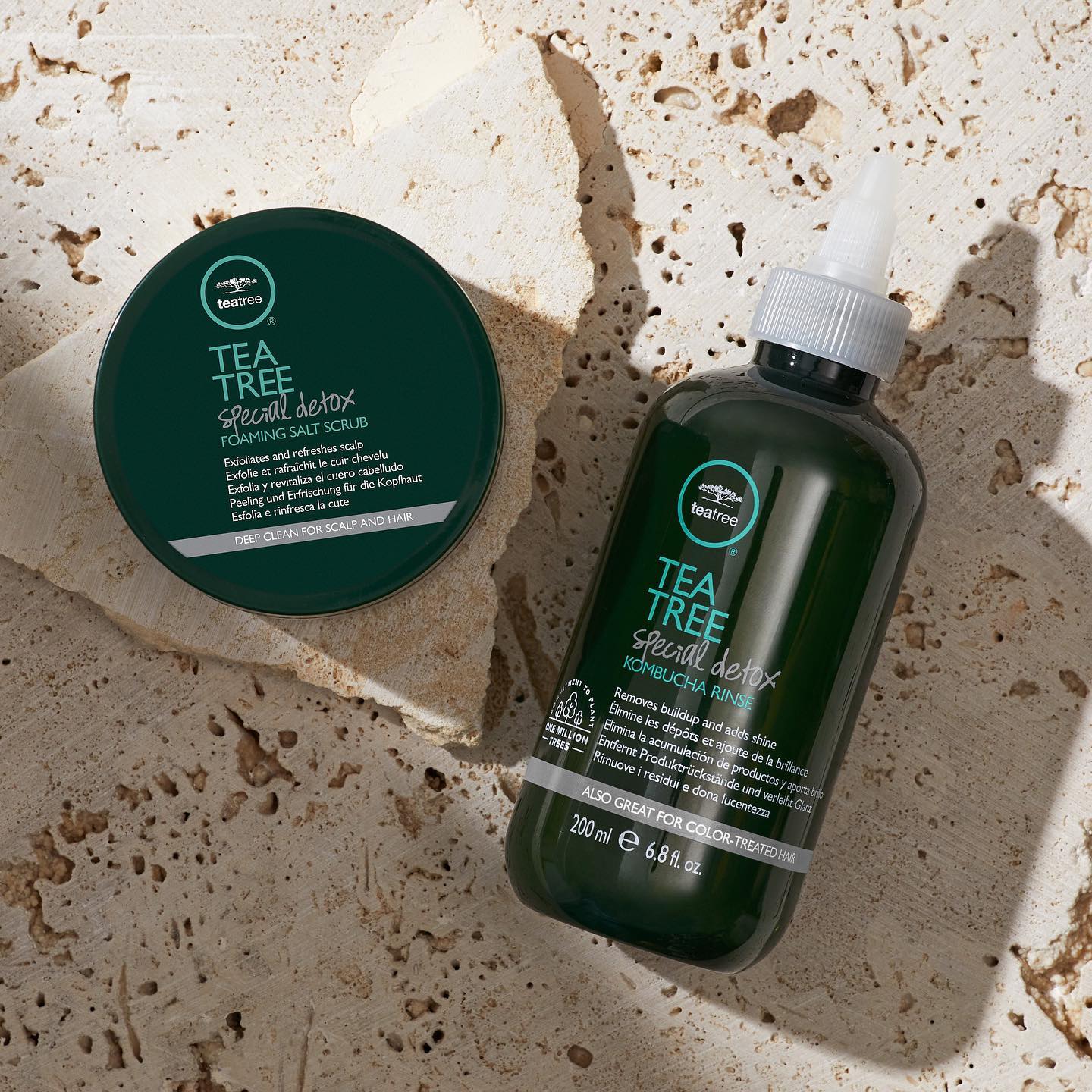 Paul Mitchell Tea Tree Special Detox Salt Scrub & Kombucha Rinse Gift Set
