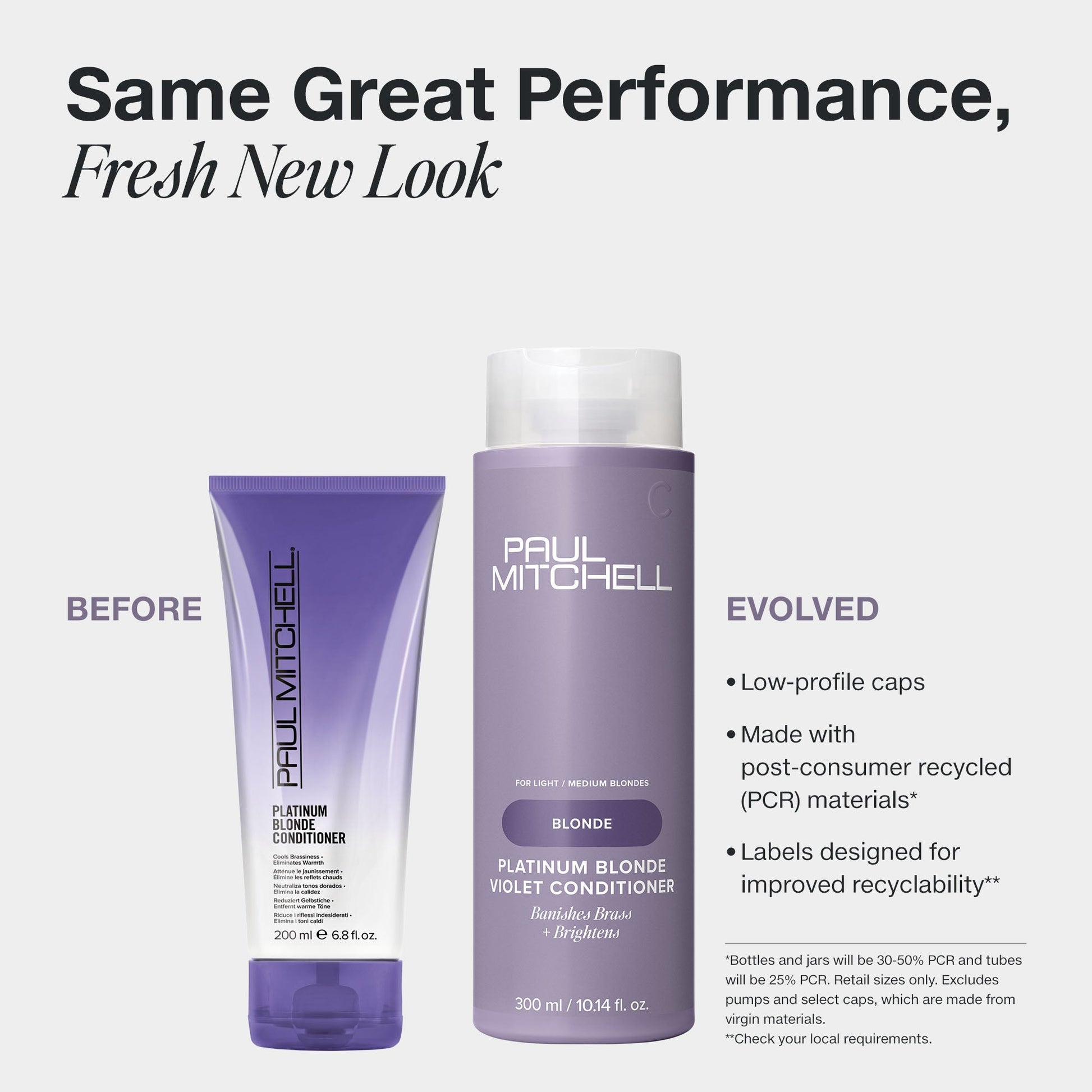 Paul Mitchell Platinum Blonde Violet Shampoo & Conditioner 1000ml Duo