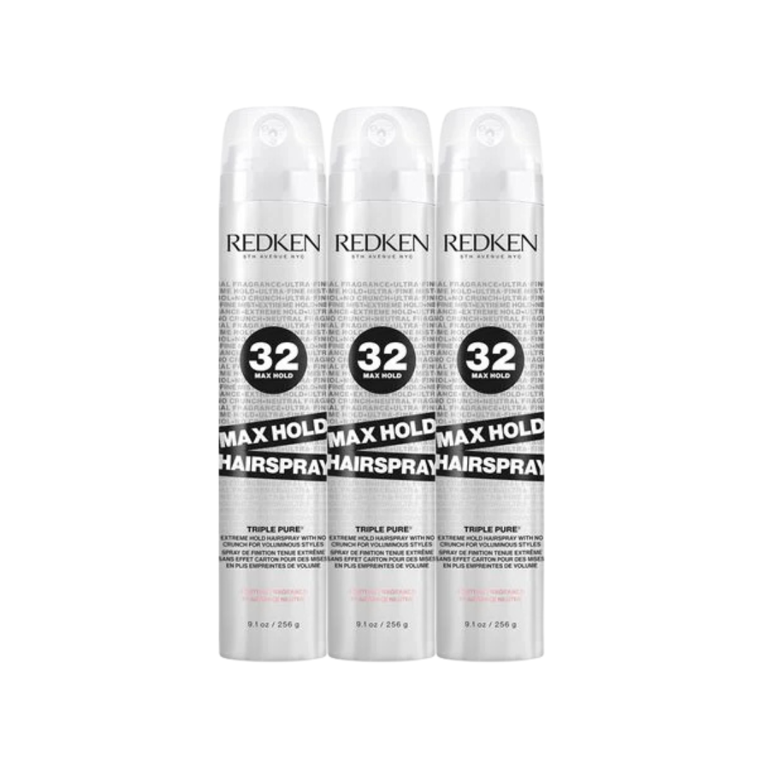Redken Max Hold Pure Hairspray 270g Trio