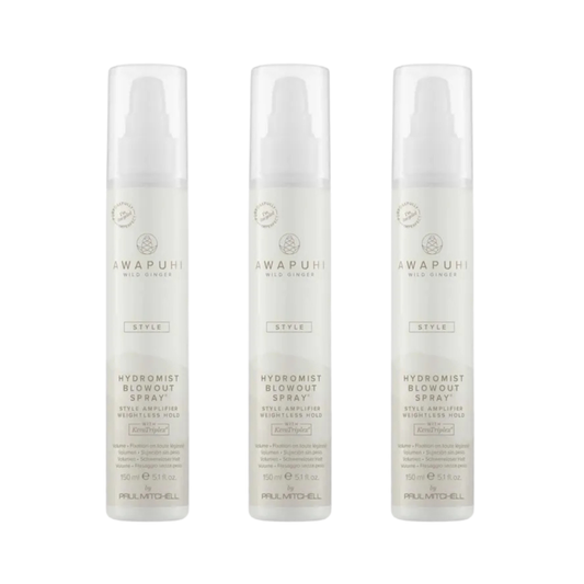 Paul Mitchell Awapuhi Wild Ginger HydroMist Blowout Spray 150ml Trio