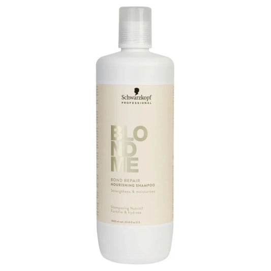Schwarzkopf Professional Blondme Bond Repair Nourishing 1000ml Shampoo, Conditioner & 500ml Deep Repair mask Trio