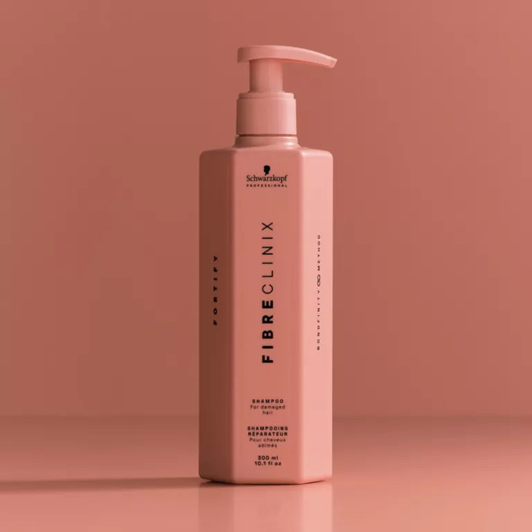 Schwarzkopf Professional Fibre Clinix Fortify Shampoo 300ml, Conditioner 250ml & Treatment 250ml Trio